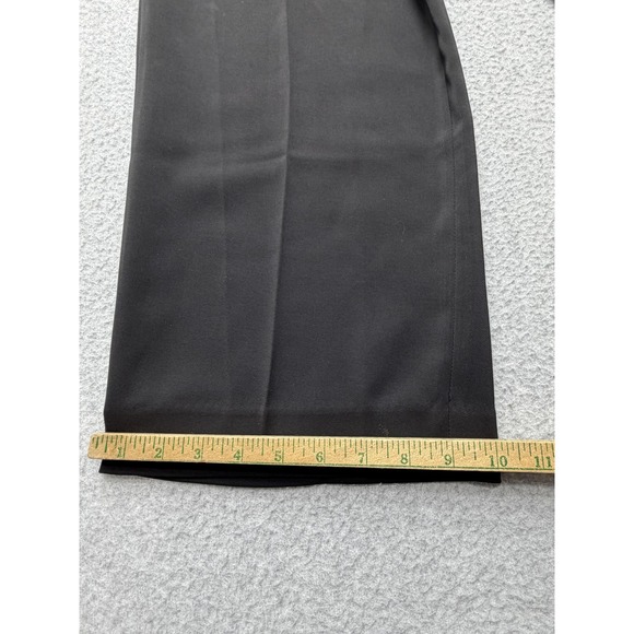 Quince Pants Womens 6 Black Stretch Crepe Classic Trouser Wide Leg Pockets Work - Picture 12 of 16